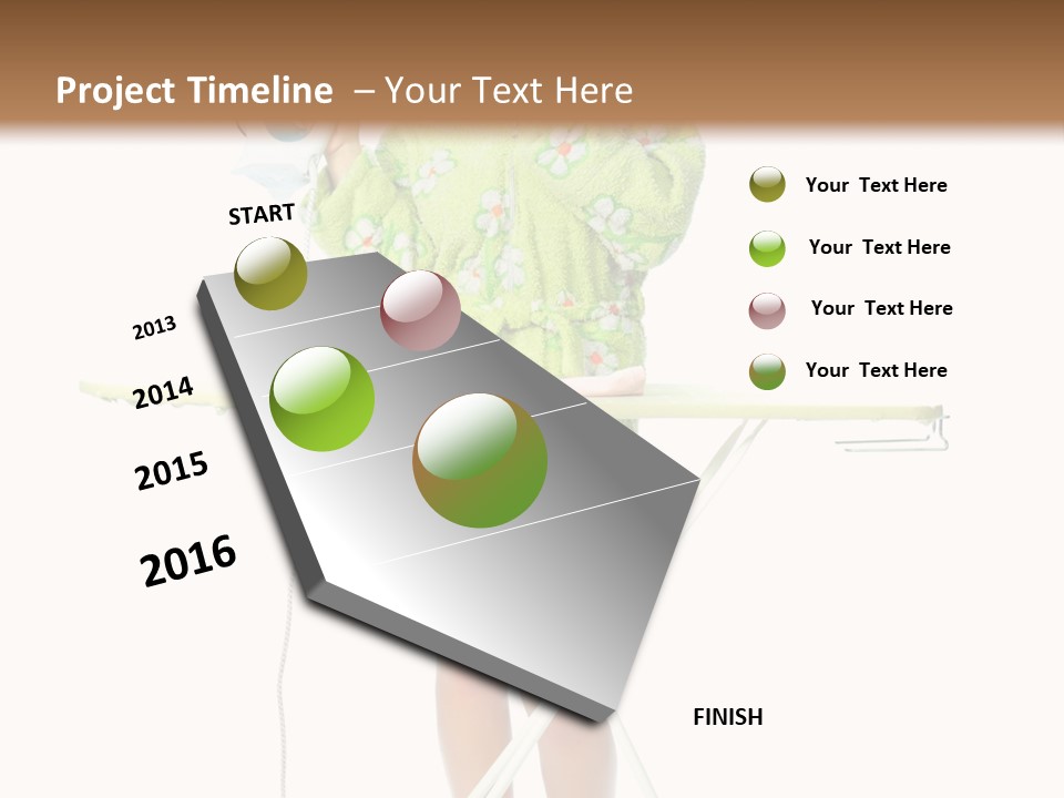 Blue Sensuality Girl PowerPoint Template