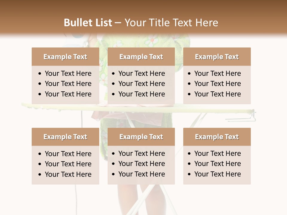 Blue Sensuality Girl PowerPoint Template