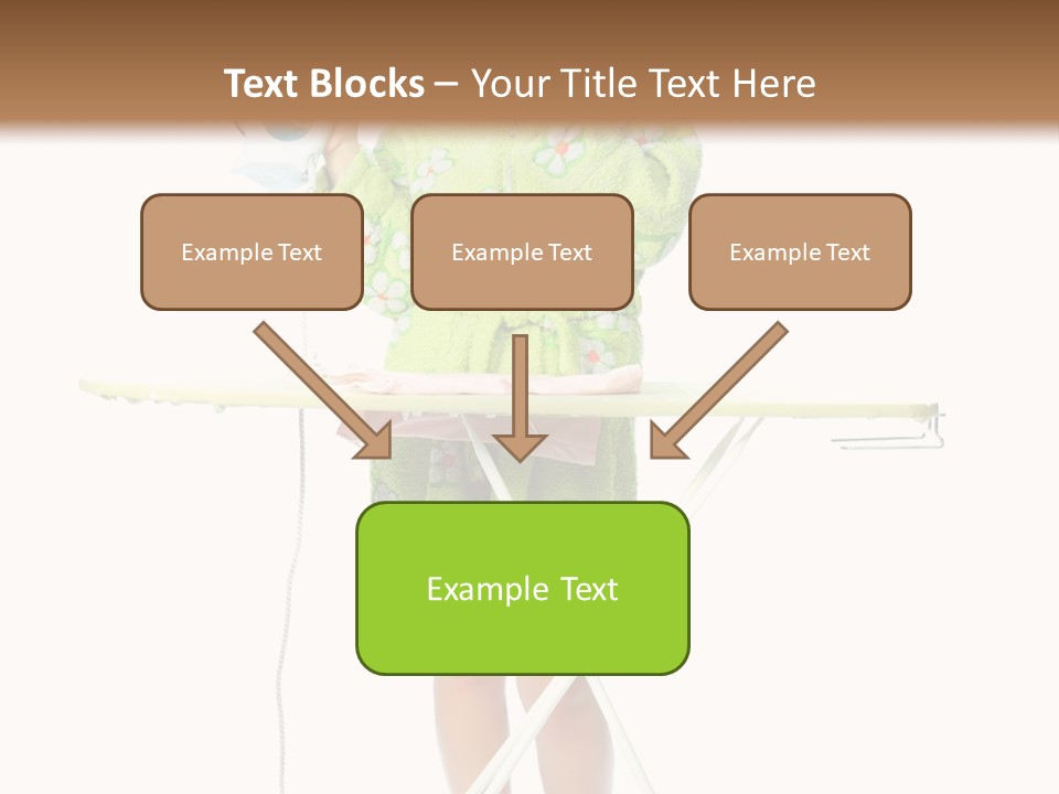 Blue Sensuality Girl PowerPoint Template