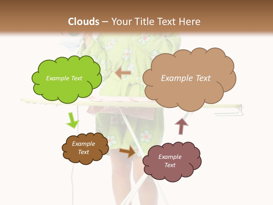 Blue Sensuality Girl PowerPoint Template