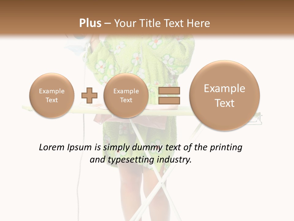 Blue Sensuality Girl PowerPoint Template