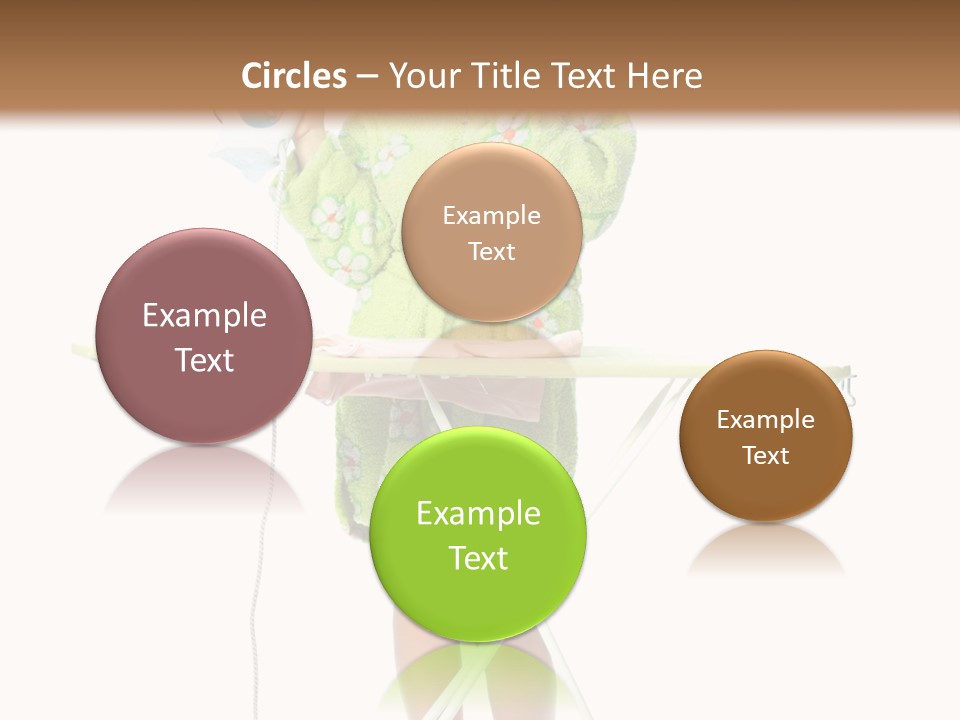 Blue Sensuality Girl PowerPoint Template