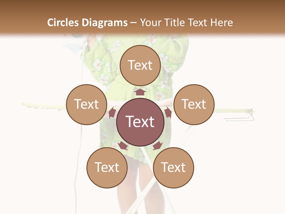 Blue Sensuality Girl PowerPoint Template