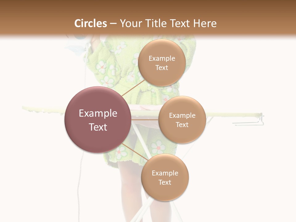 Blue Sensuality Girl PowerPoint Template