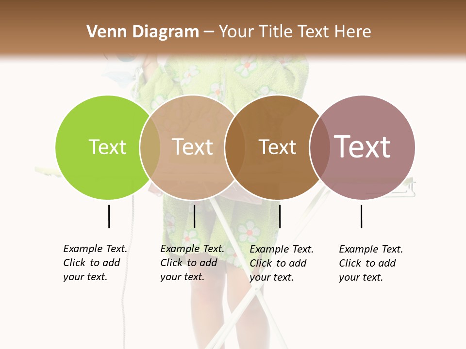 Blue Sensuality Girl PowerPoint Template