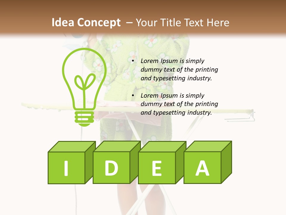 Blue Sensuality Girl PowerPoint Template