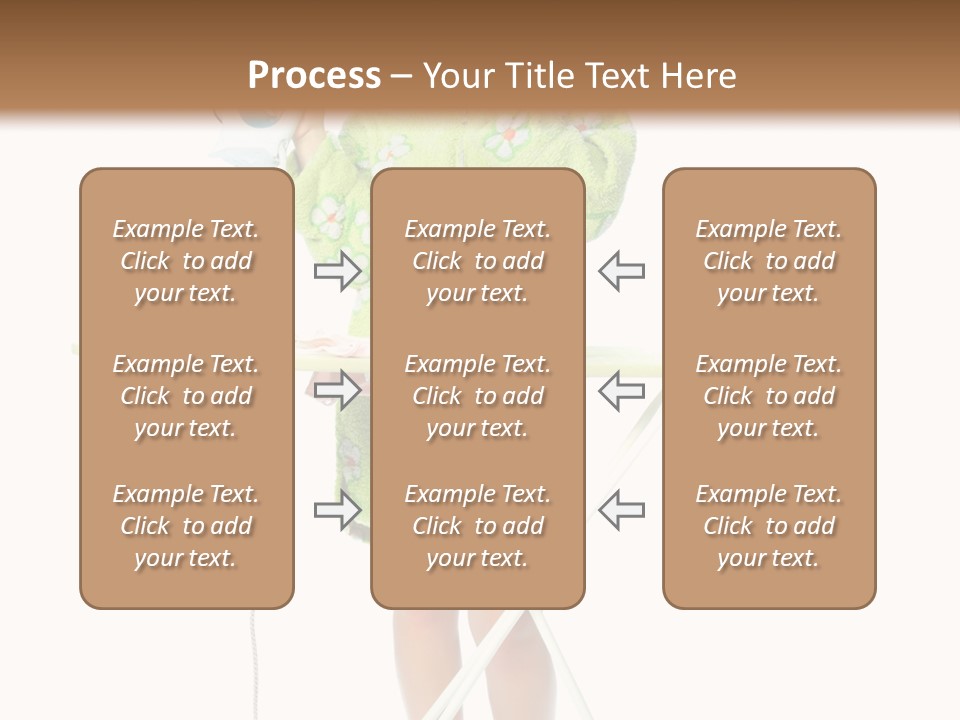 Blue Sensuality Girl PowerPoint Template