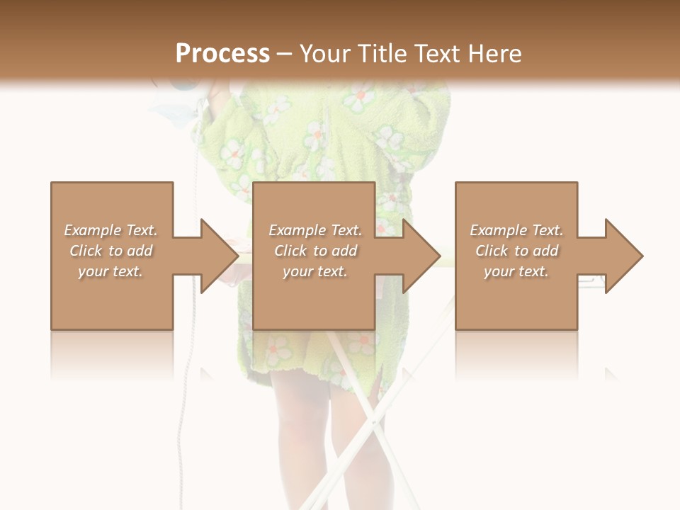 Blue Sensuality Girl PowerPoint Template