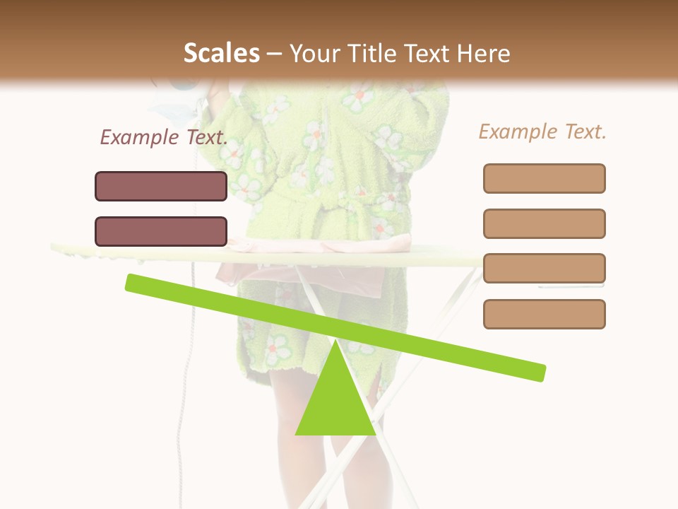 Blue Sensuality Girl PowerPoint Template