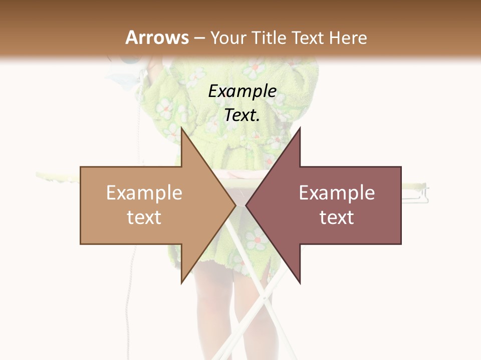 Blue Sensuality Girl PowerPoint Template