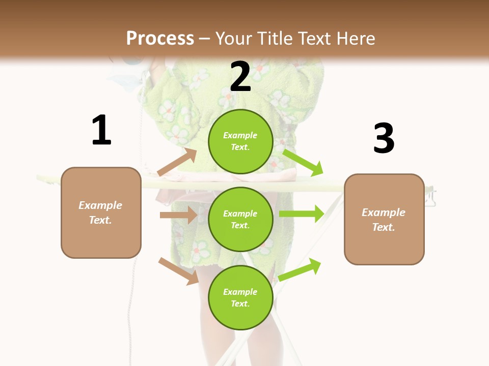 Blue Sensuality Girl PowerPoint Template