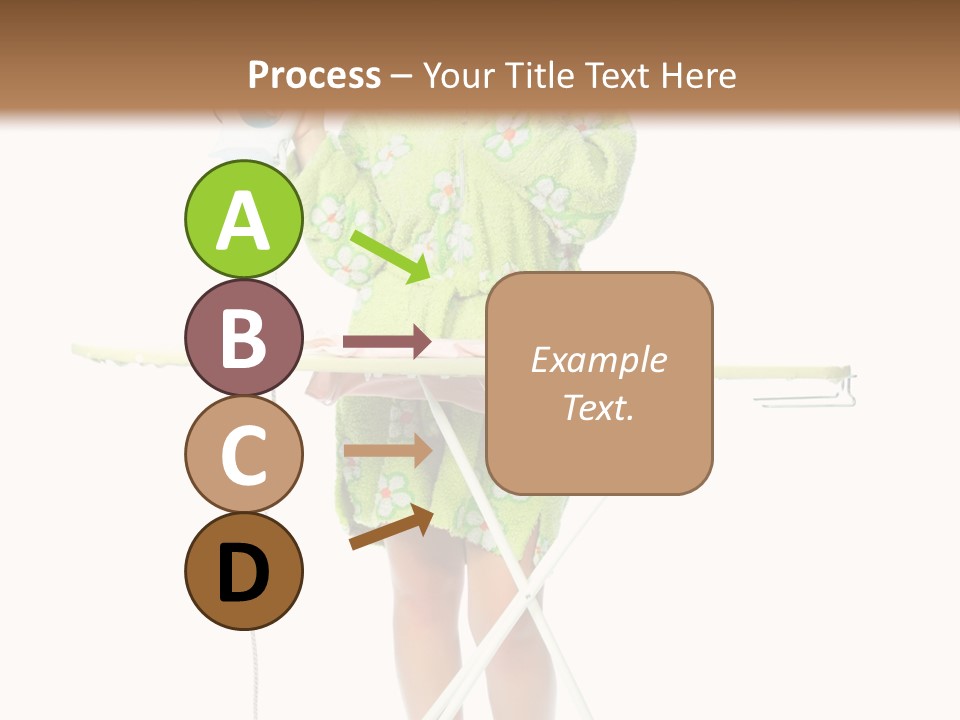 Blue Sensuality Girl PowerPoint Template