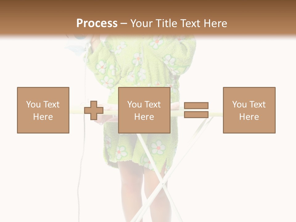 Blue Sensuality Girl PowerPoint Template