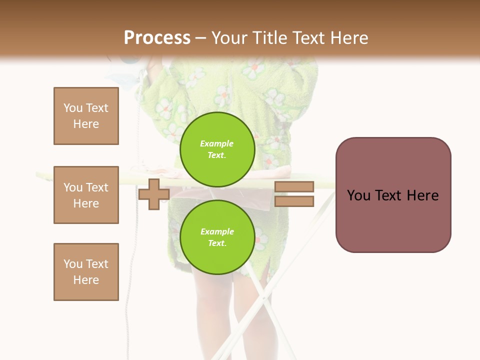 Blue Sensuality Girl PowerPoint Template