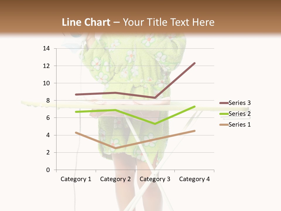 Blue Sensuality Girl PowerPoint Template