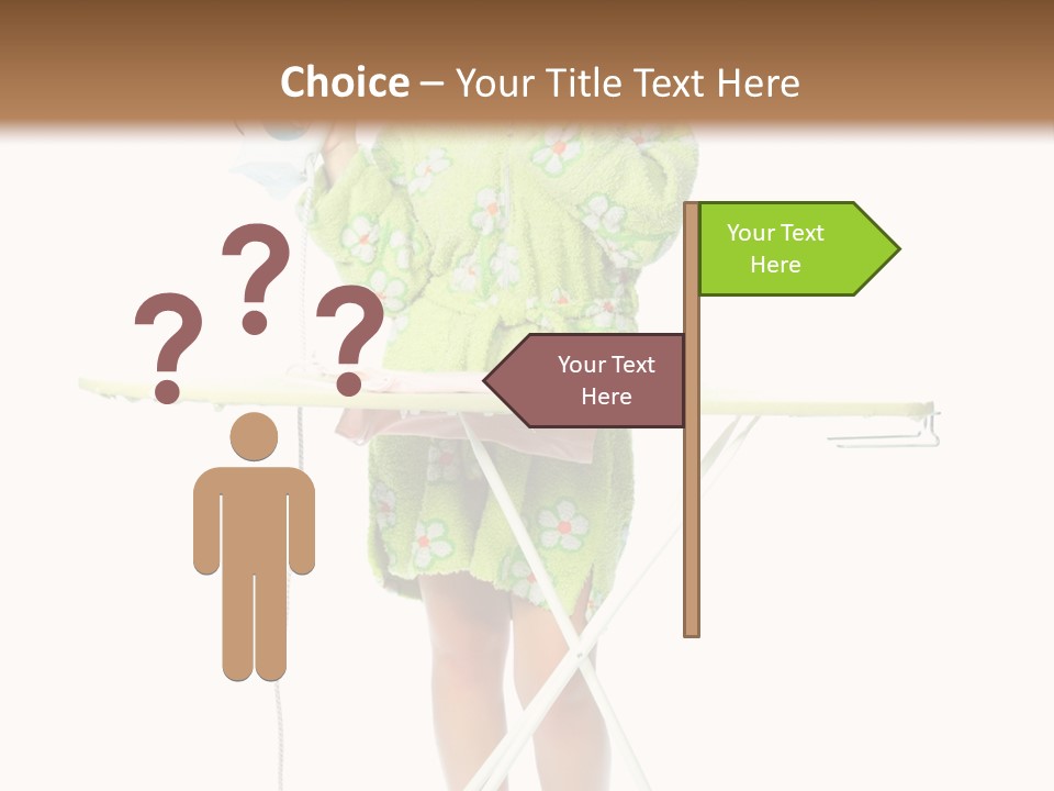 Blue Sensuality Girl PowerPoint Template