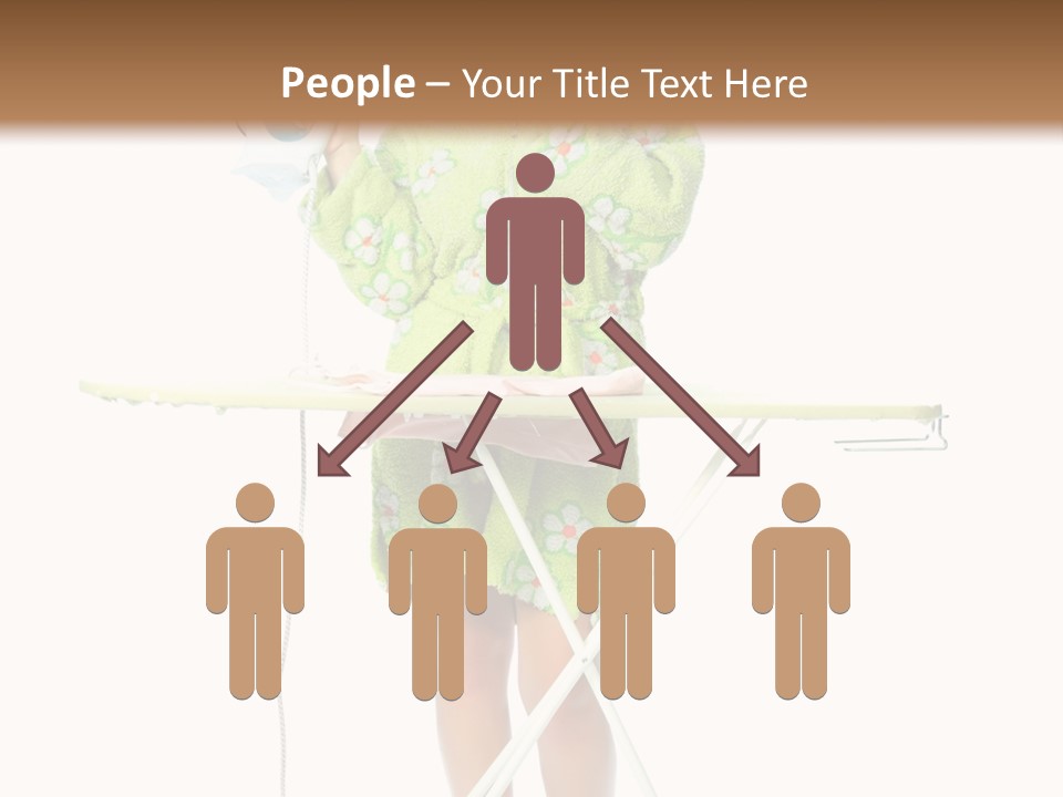 Blue Sensuality Girl PowerPoint Template