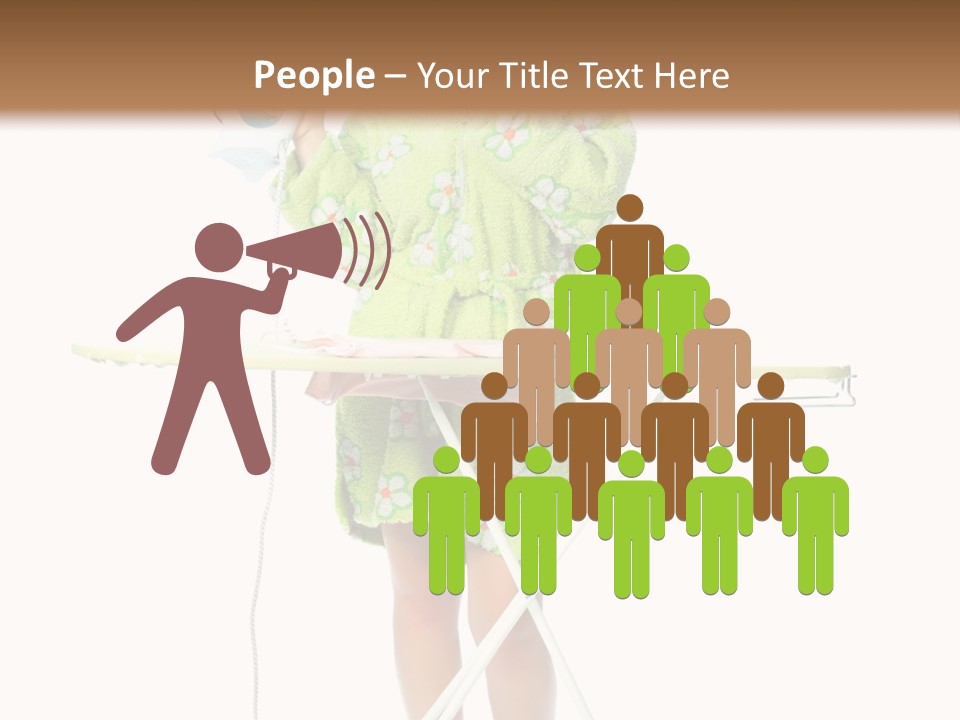 Blue Sensuality Girl PowerPoint Template