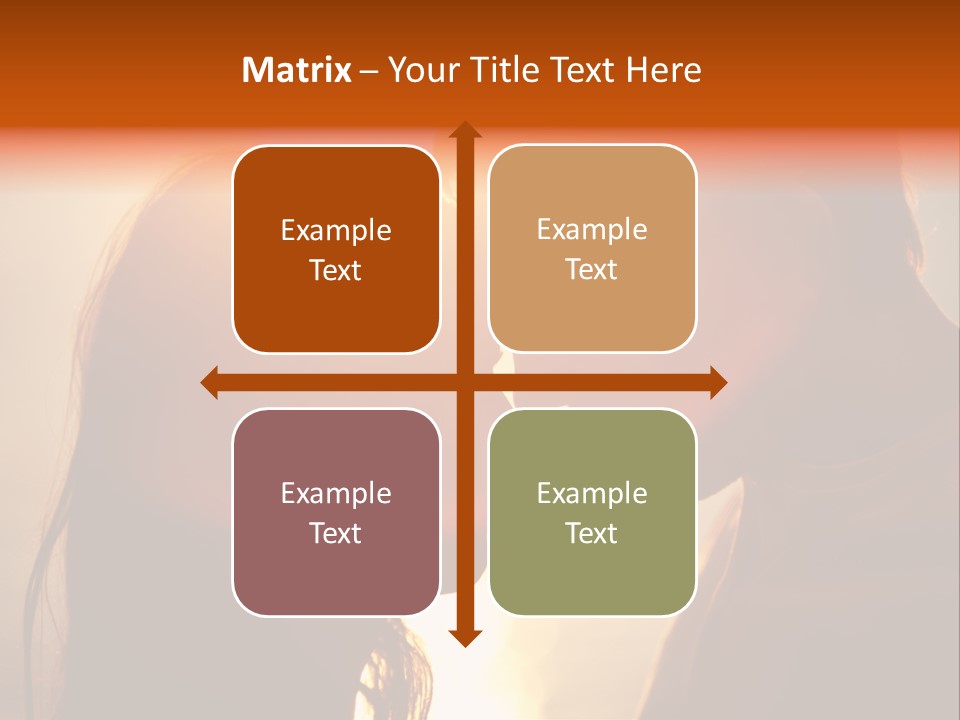 Beach Family In Love PowerPoint Template