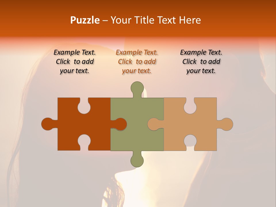 Beach Family In Love PowerPoint Template