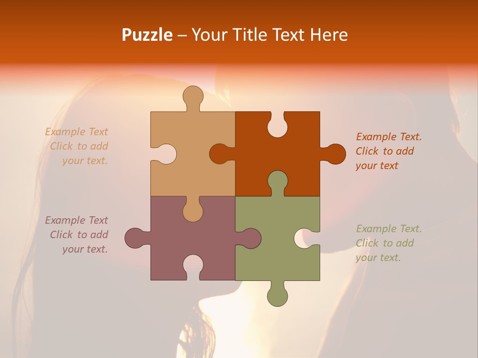 Beach Family In Love PowerPoint Template