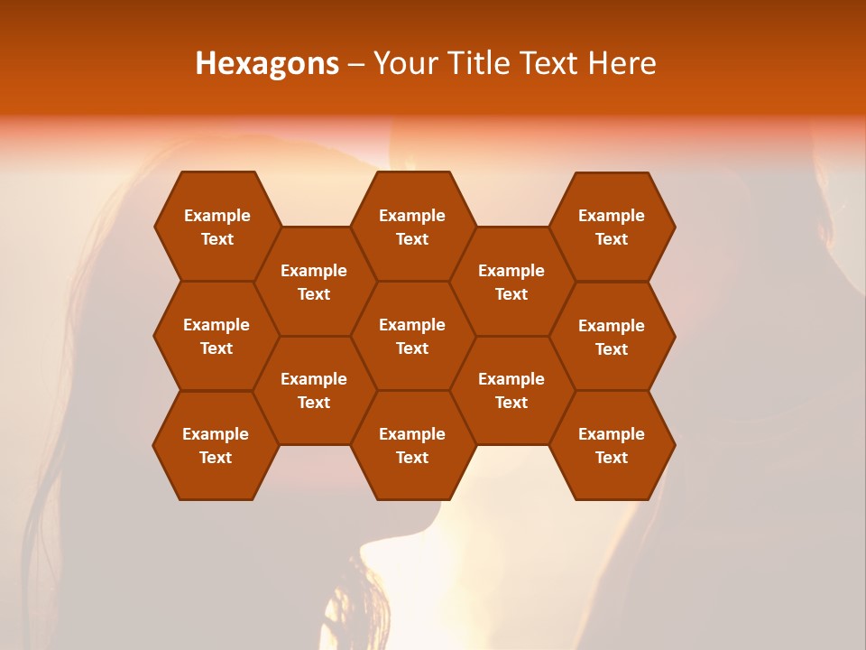 Beach Family In Love PowerPoint Template