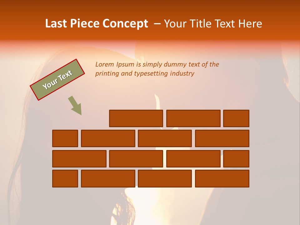 Beach Family In Love PowerPoint Template