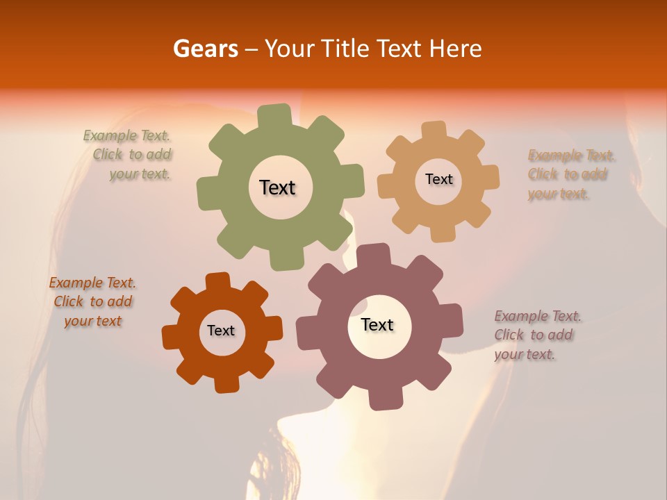 Beach Family In Love PowerPoint Template