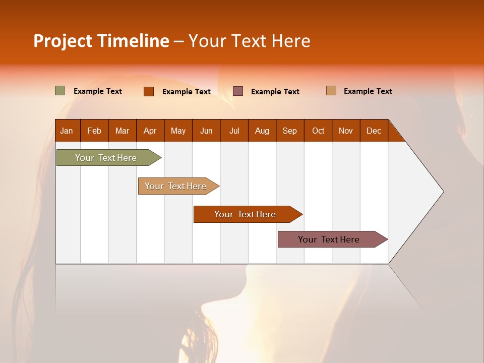 Beach Family In Love PowerPoint Template