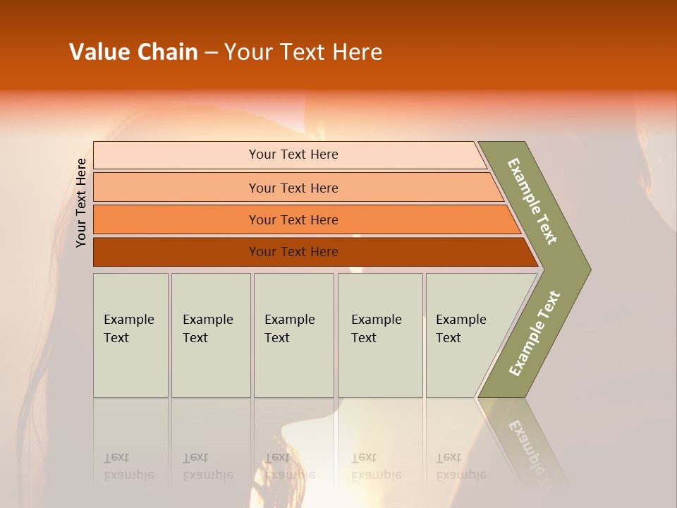 Beach Family In Love PowerPoint Template