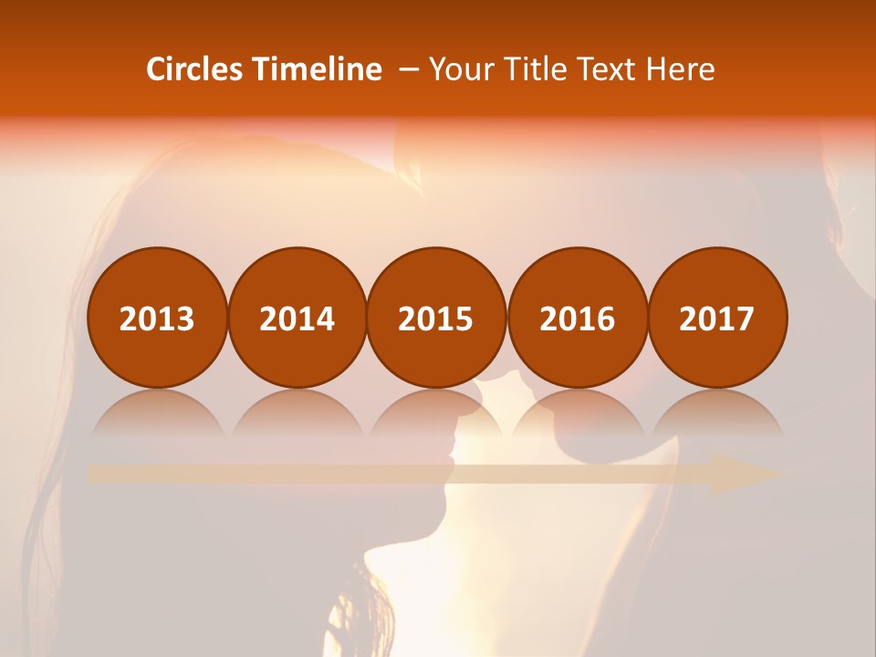 Beach Family In Love PowerPoint Template