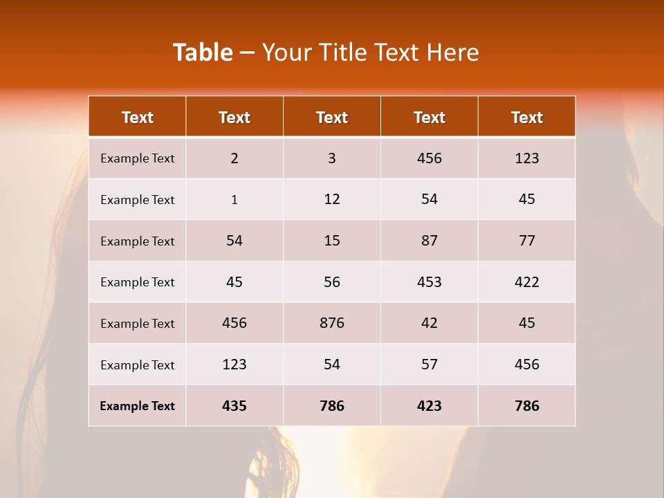 Beach Family In Love PowerPoint Template