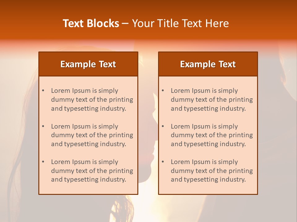 Beach Family In Love PowerPoint Template