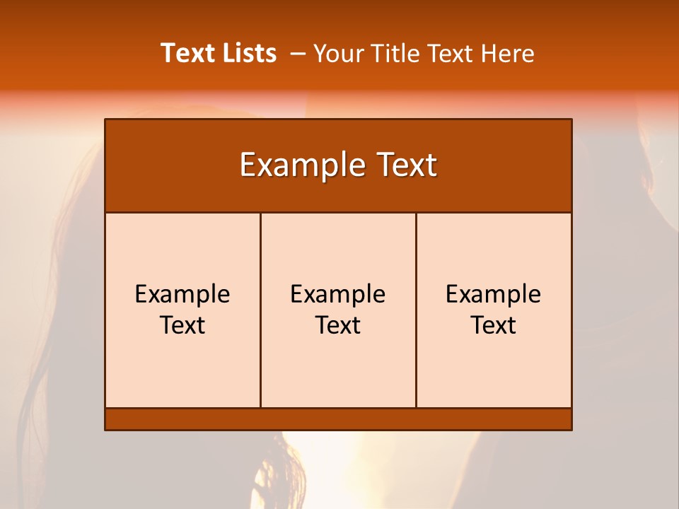Beach Family In Love PowerPoint Template