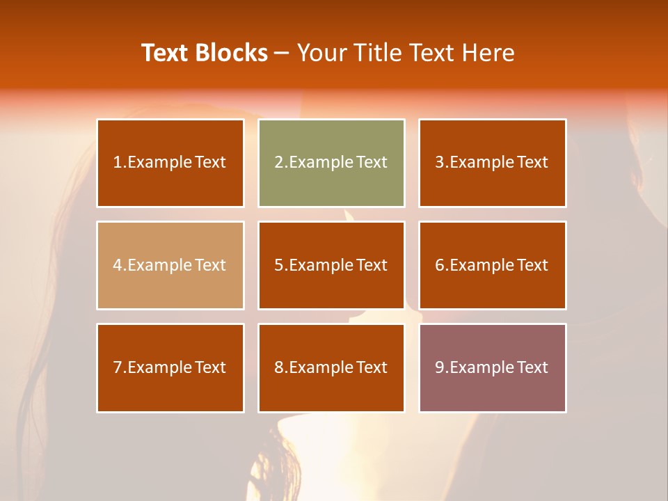 Beach Family In Love PowerPoint Template