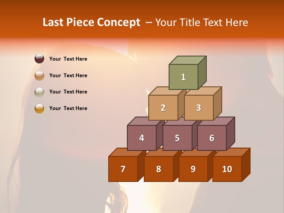 Beach Family In Love PowerPoint Template