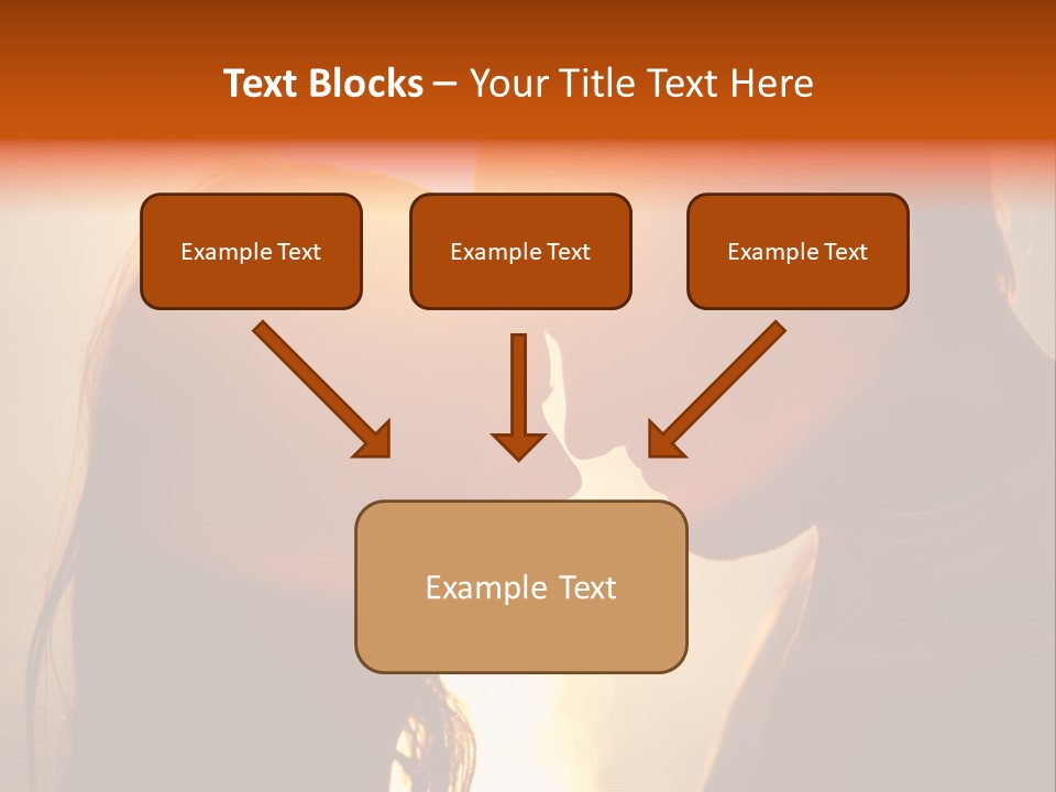 Beach Family In Love PowerPoint Template