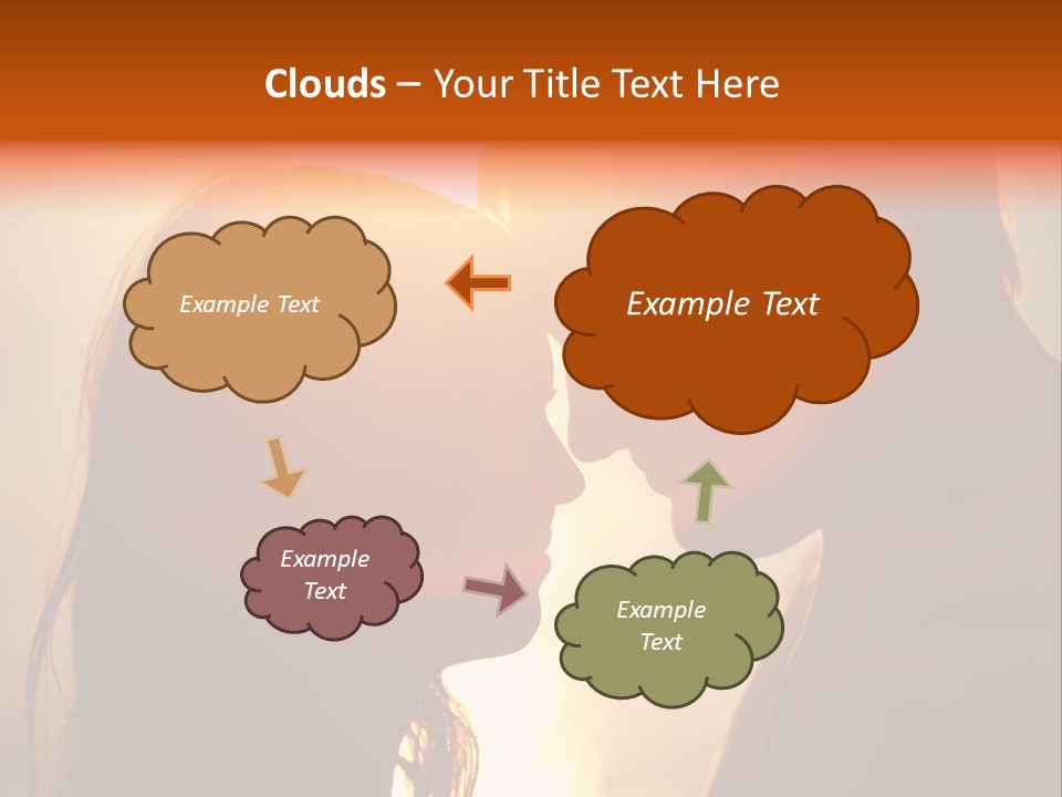 Beach Family In Love PowerPoint Template