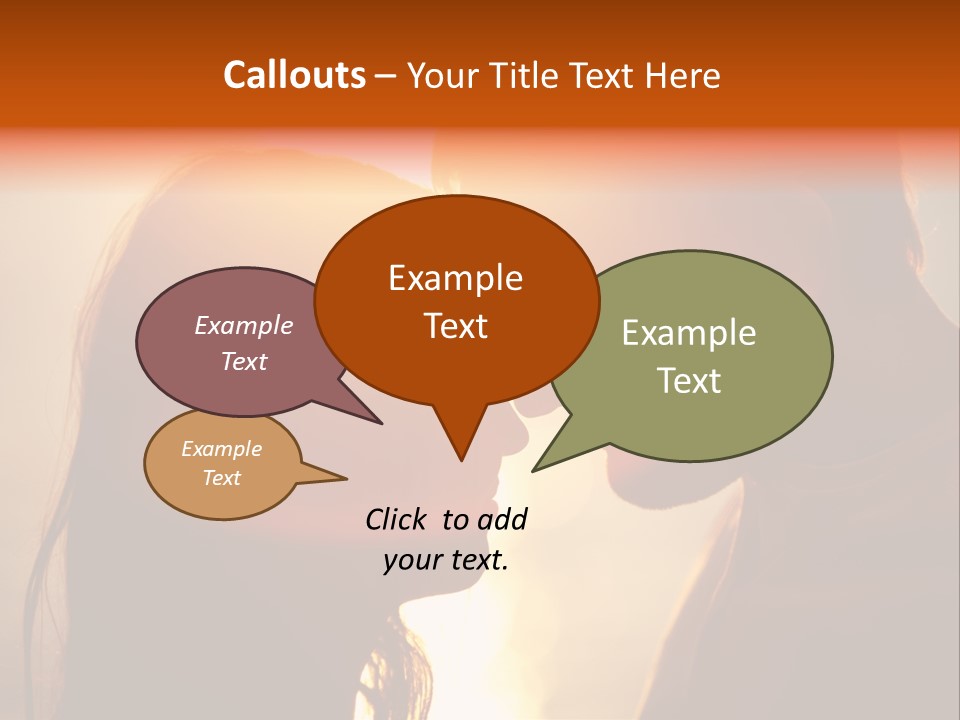 Beach Family In Love PowerPoint Template