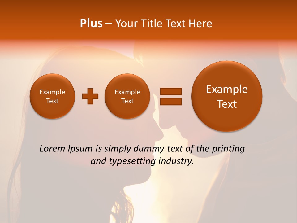 Beach Family In Love PowerPoint Template