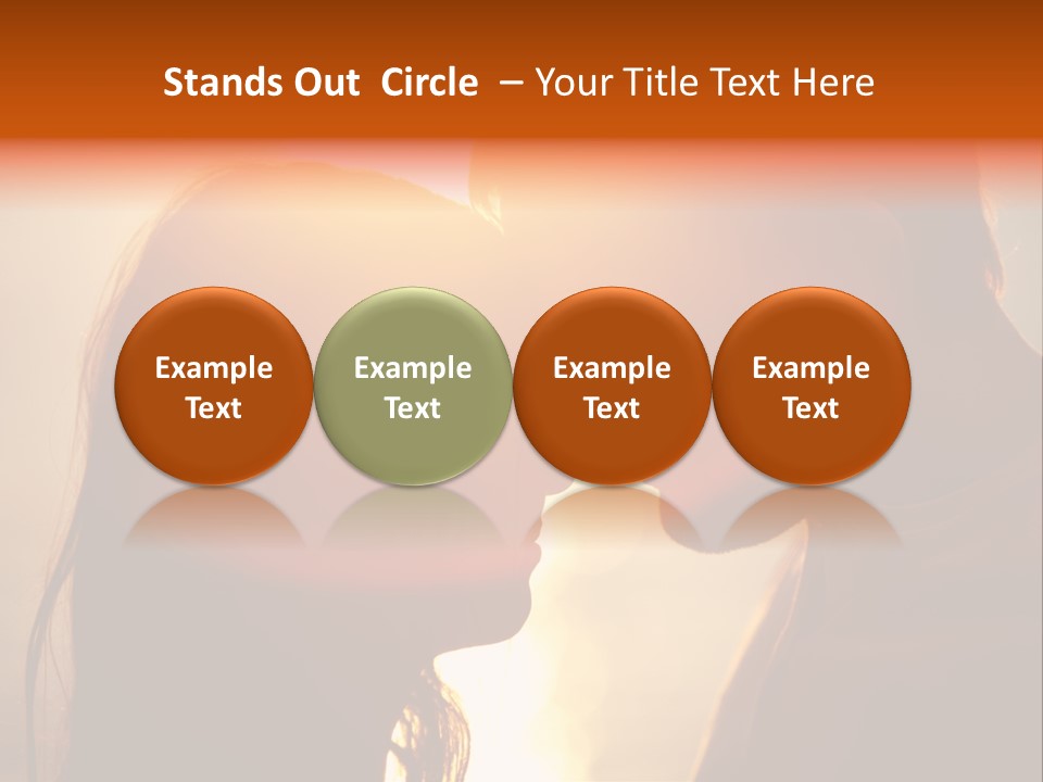 Beach Family In Love PowerPoint Template