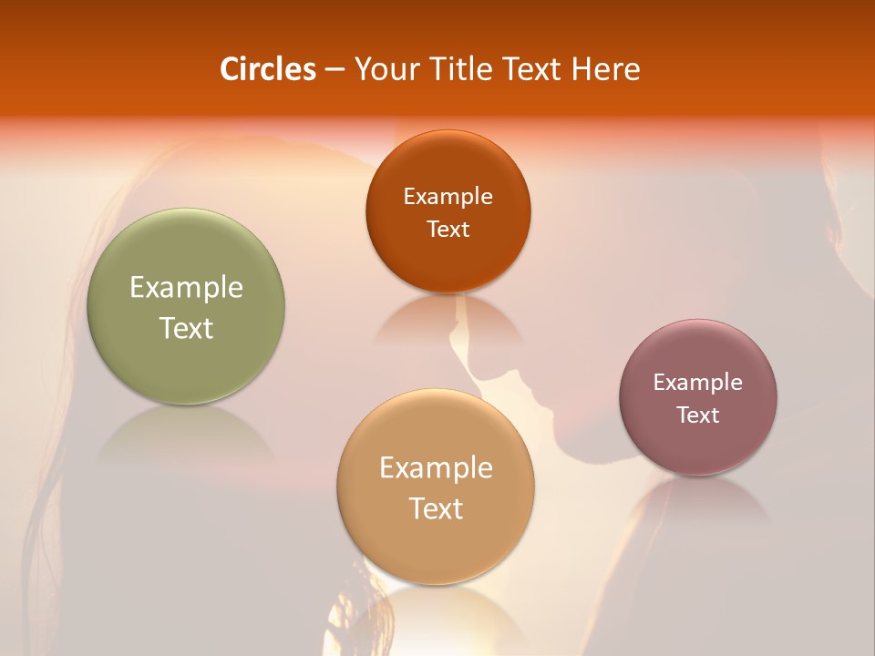 Beach Family In Love PowerPoint Template