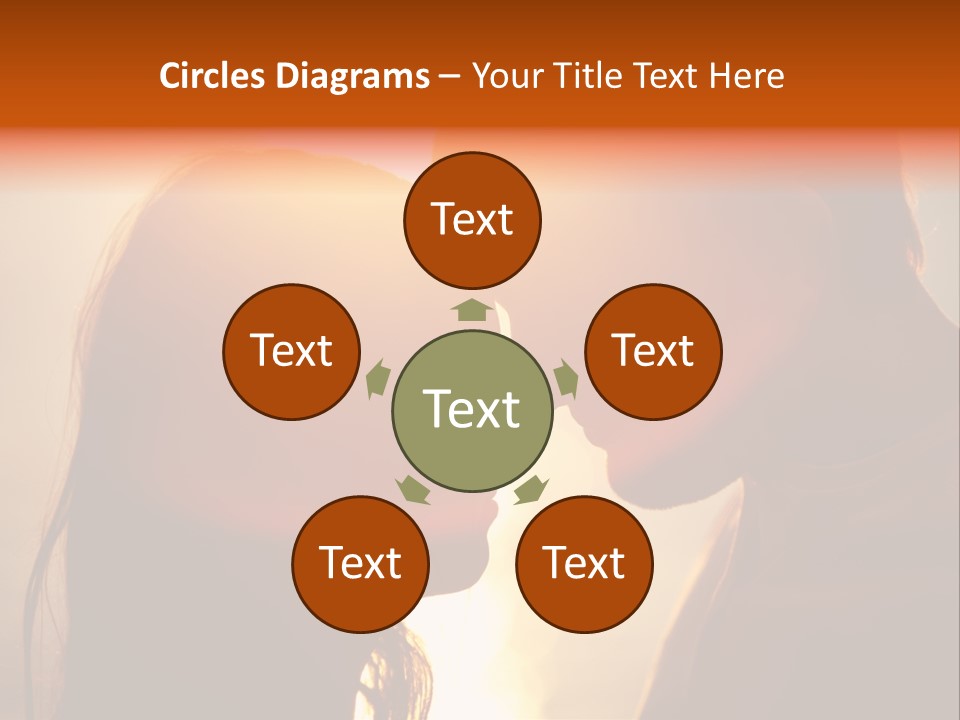 Beach Family In Love PowerPoint Template