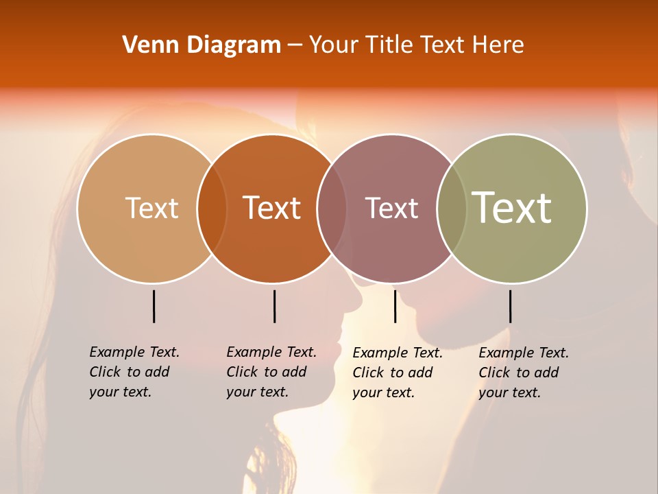 Beach Family In Love PowerPoint Template