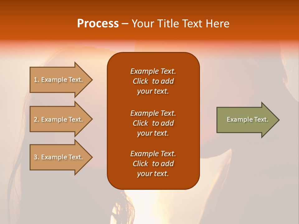Beach Family In Love PowerPoint Template