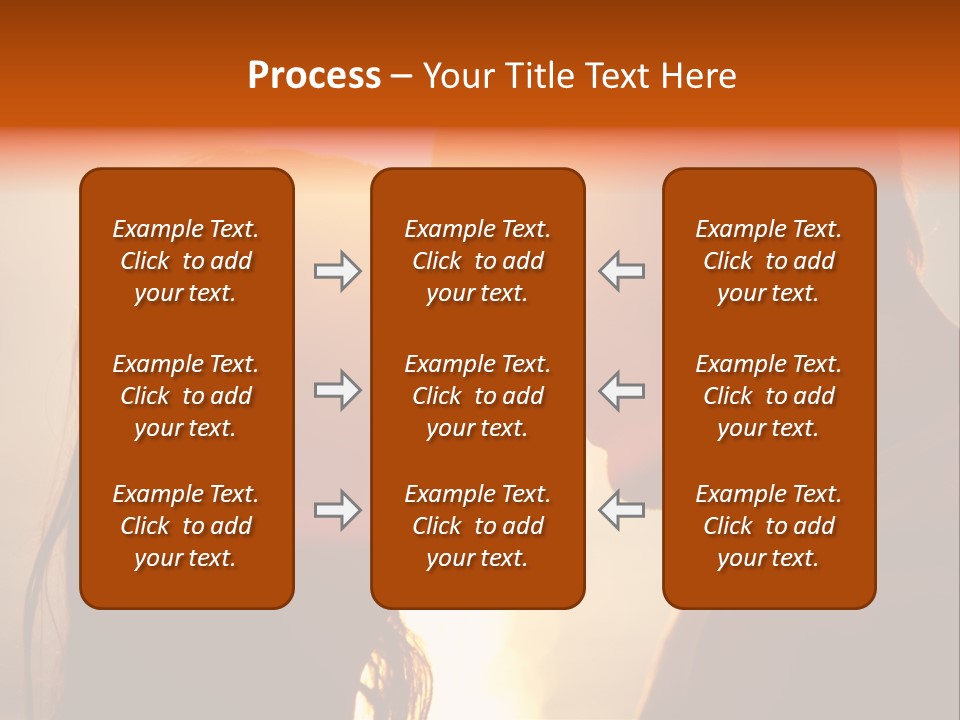 Beach Family In Love PowerPoint Template