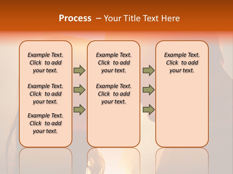 Beach Family In Love PowerPoint Template