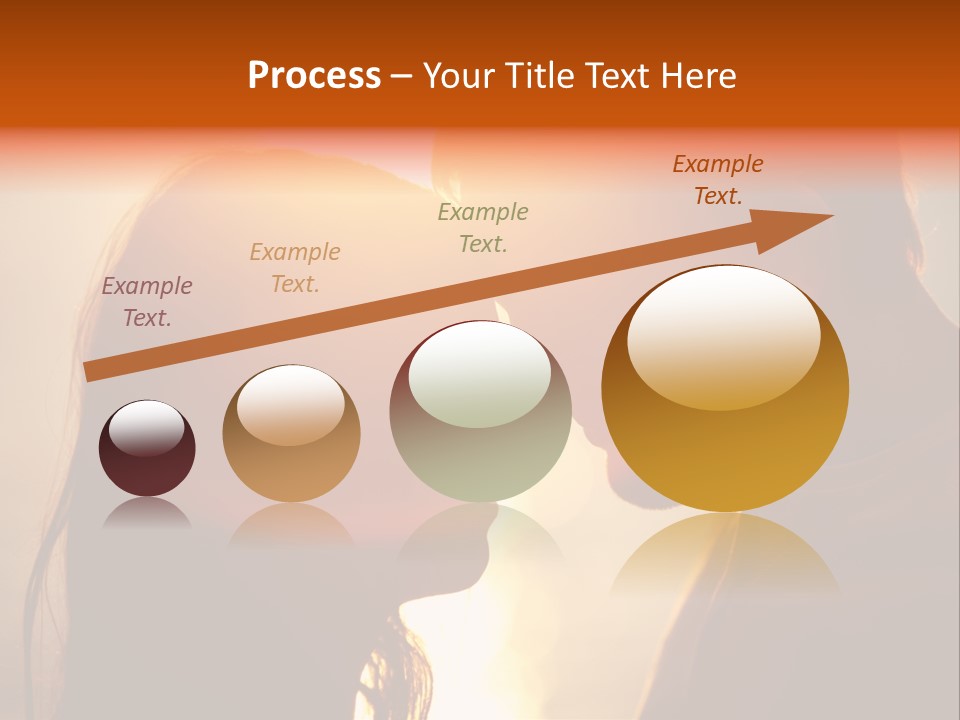 Beach Family In Love PowerPoint Template