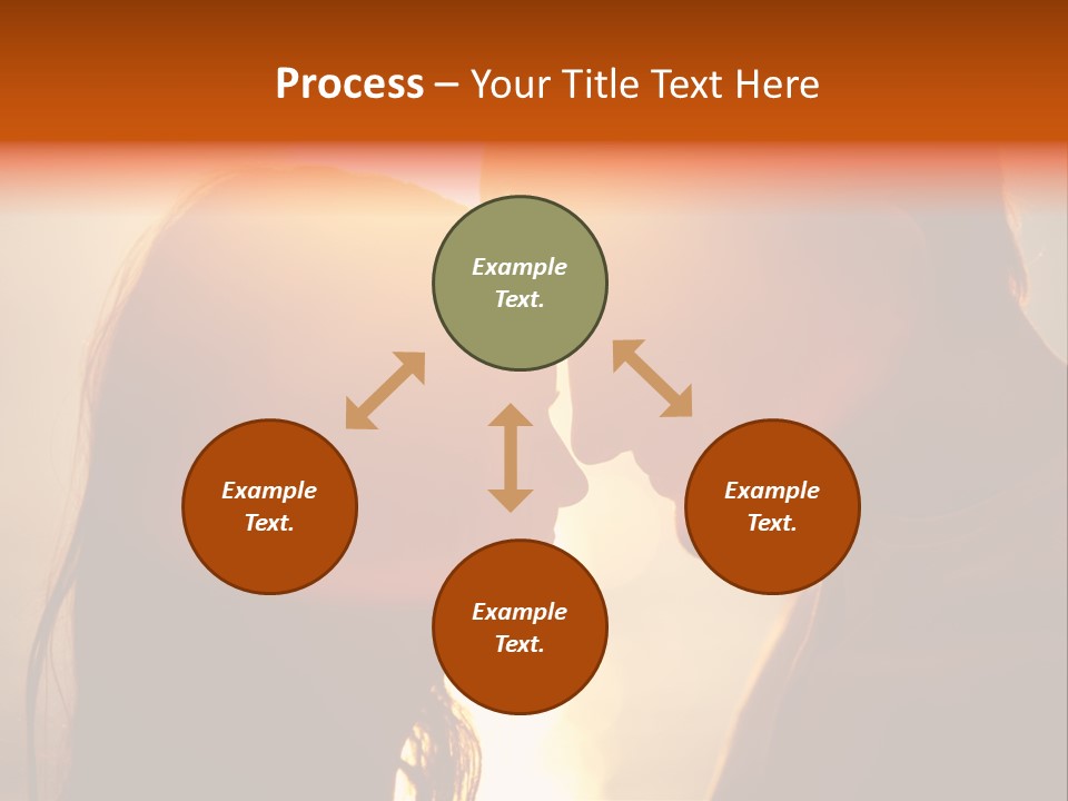 Beach Family In Love PowerPoint Template