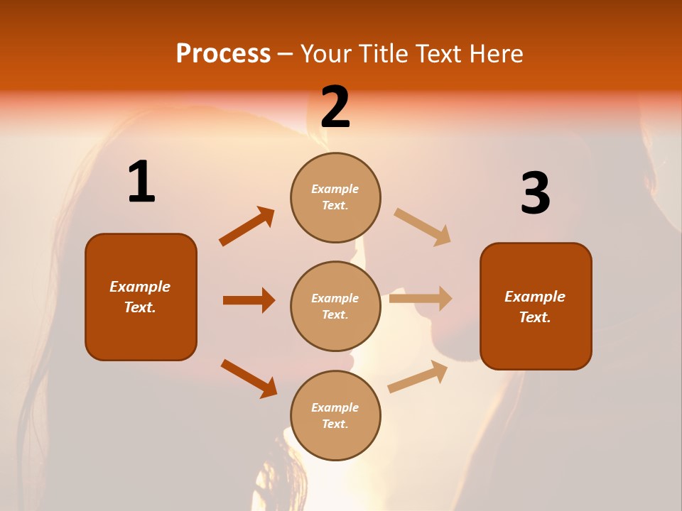 Beach Family In Love PowerPoint Template